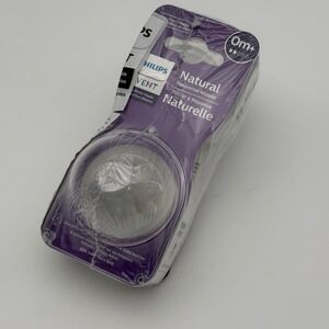 Philips Avent Natural Response Nipple - Flow 2 - 0m+ (2 Pack) Lot of 2